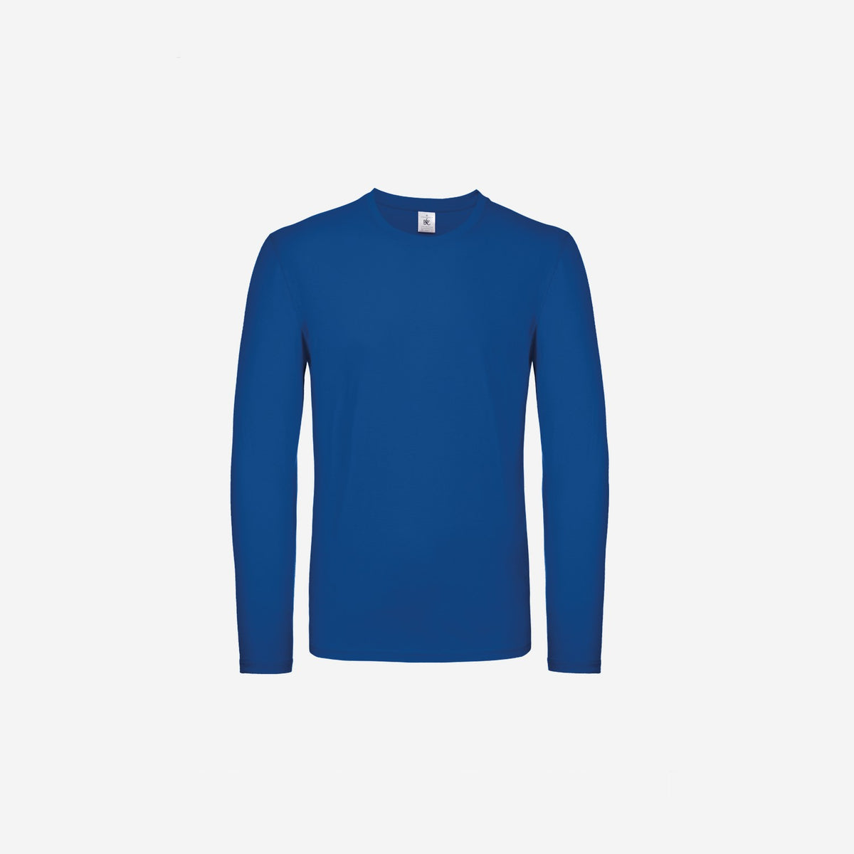B&C #E150 longsleeve – Royal blauw