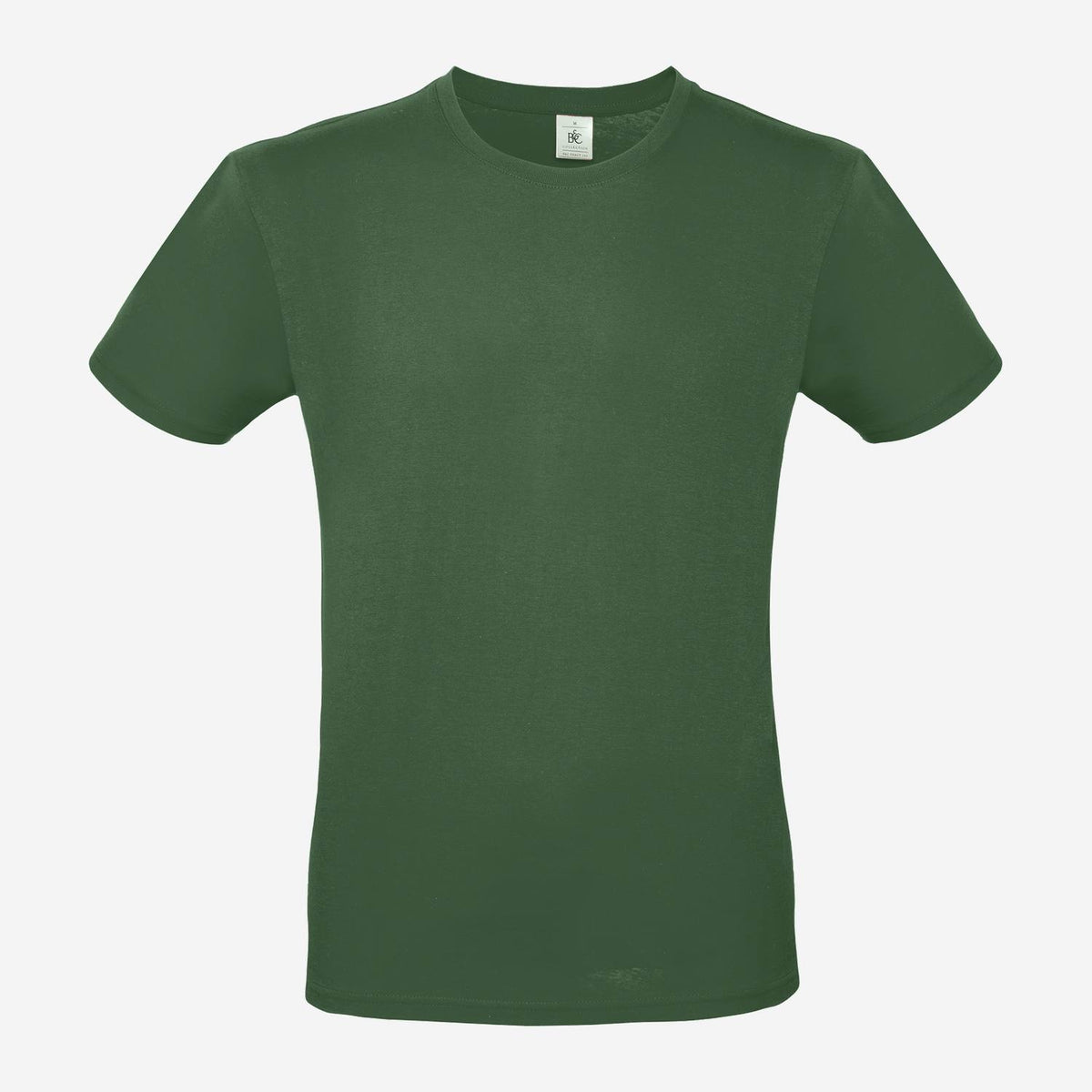 B&C #E150 T-shirt ronde hals – Flessengroen