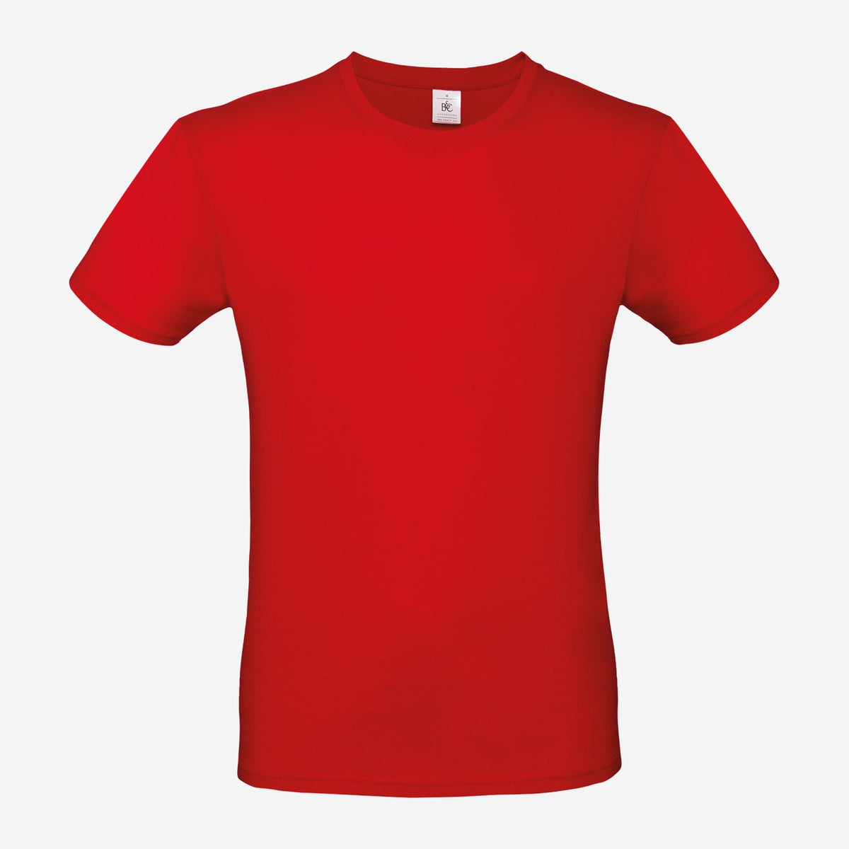 B&C #E150 T-shirt ronde hals – Rood