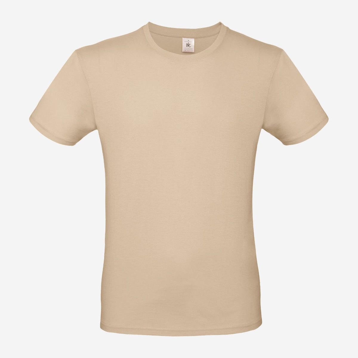 B&C #E150 T-shirt ronde hals – Zand