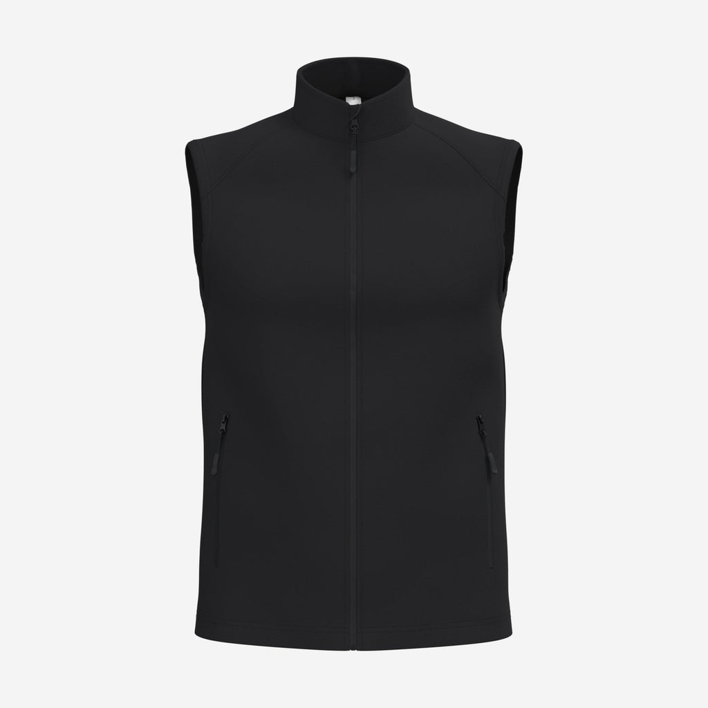 iDeal Basic Brand IB413 softshell bodywarmer zwart – voorkant