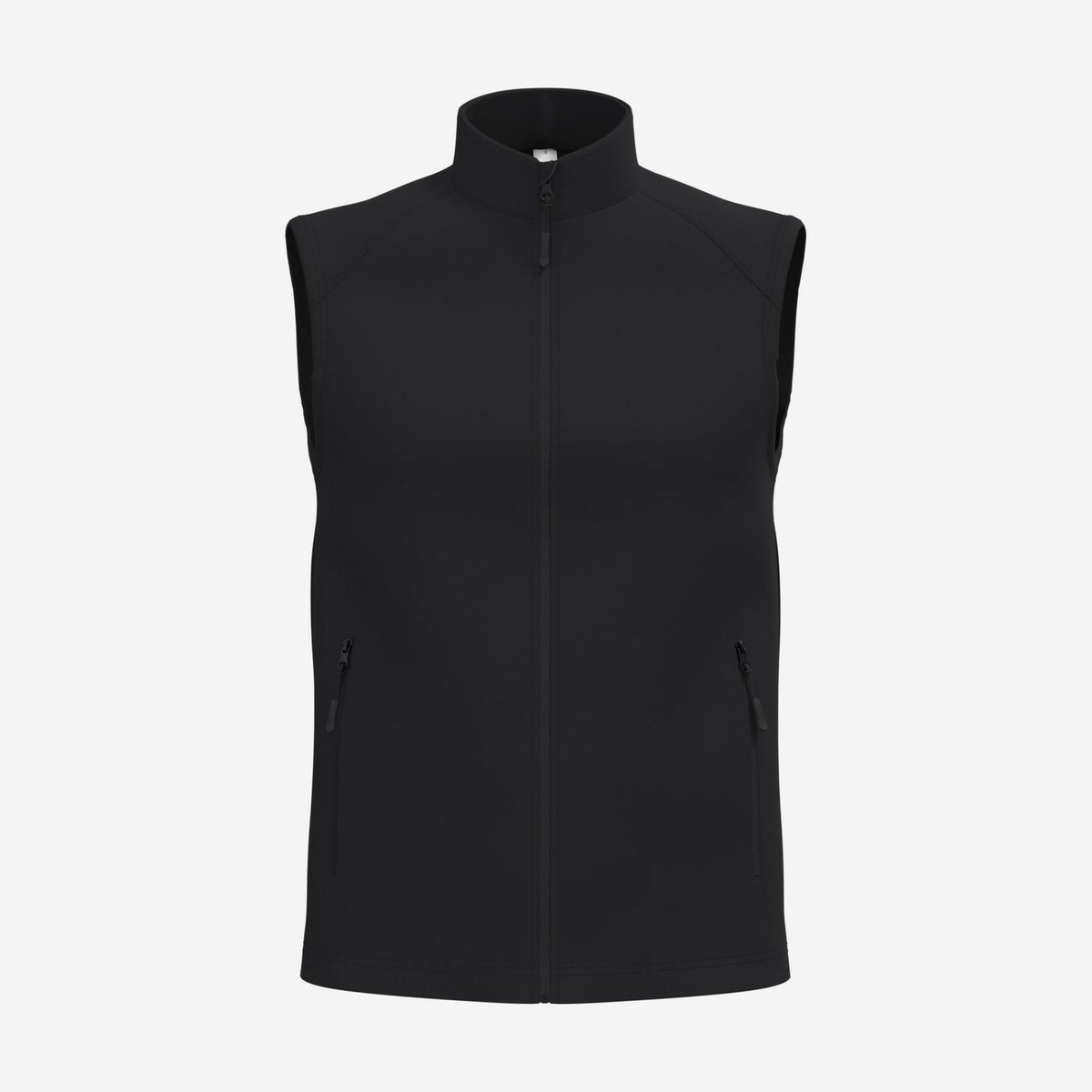 iDeal Basic Brand IB413 softshell bodywarmer zwart – voorkant