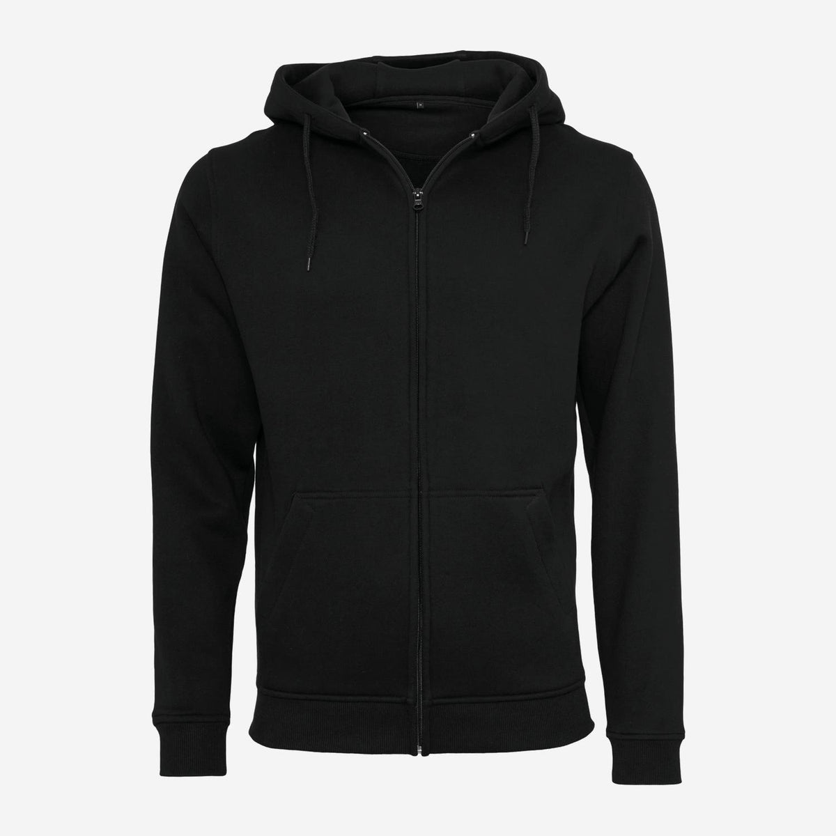Build Your Brand BY012 hoodie met rits – voorkant