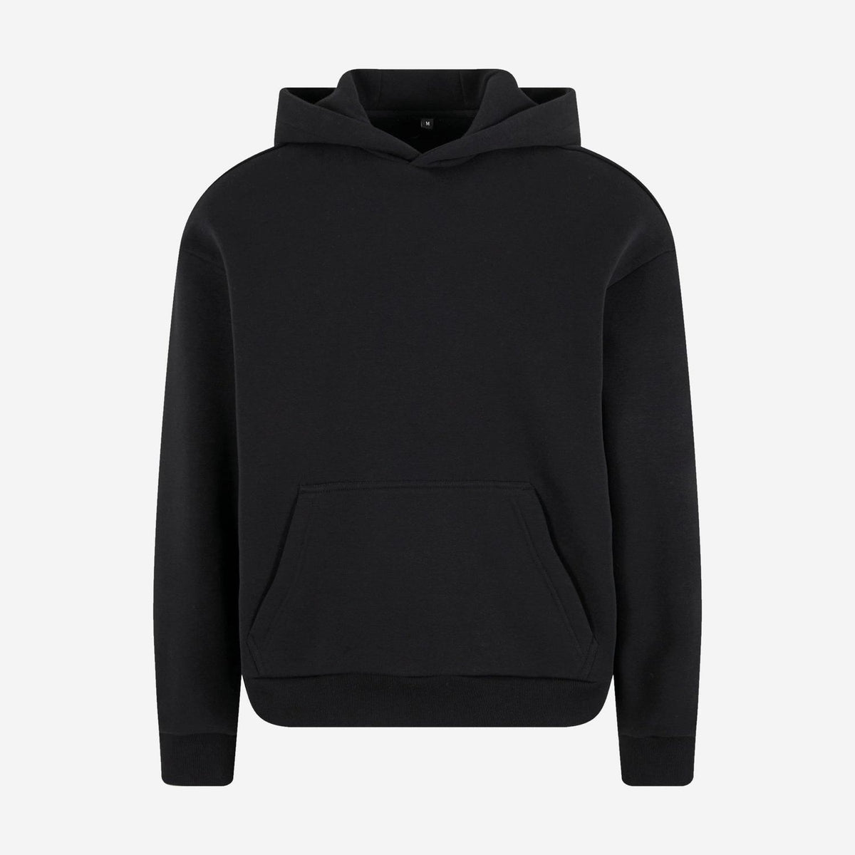 Build Your Brand BY284 hoodie zwart – voorkant