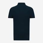 Kariban K290 Piqué Herenpolo Gekamd Katoen – marineblauw, achterkant