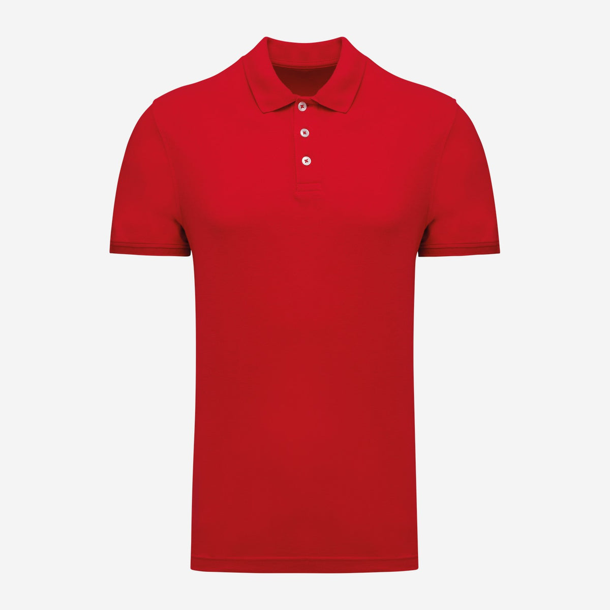 Kariban K290 Piqué Herenpolo Gekamd Katoen – rood, voorkant