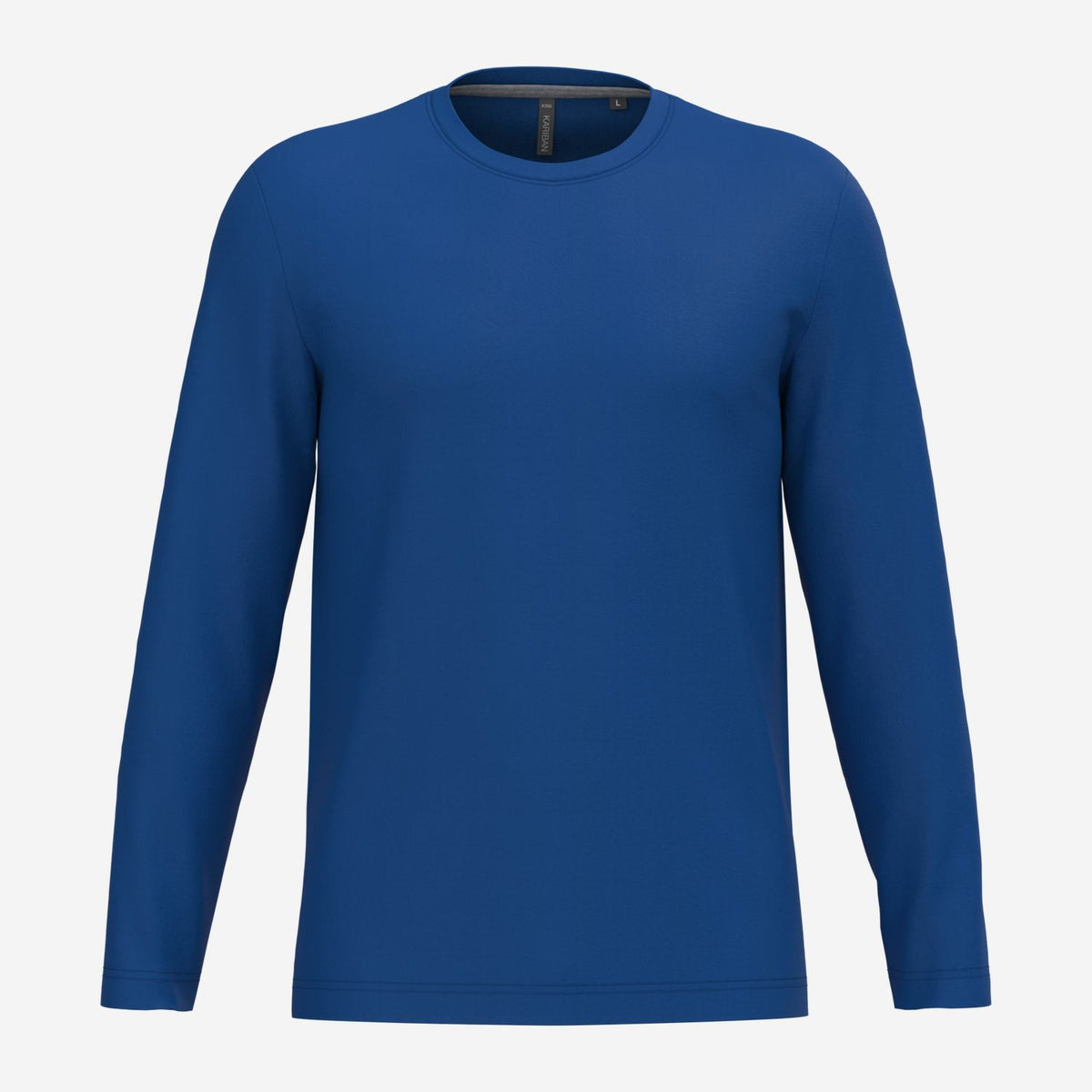 Kariban K359 longsleeve ronde hals – Royal blauw