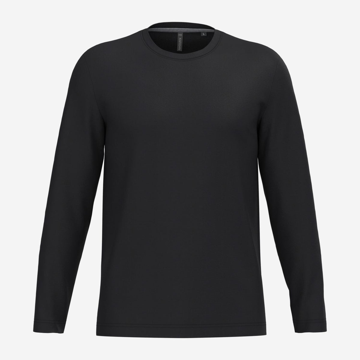 Kariban K359 longsleeve ronde hals – voorkant