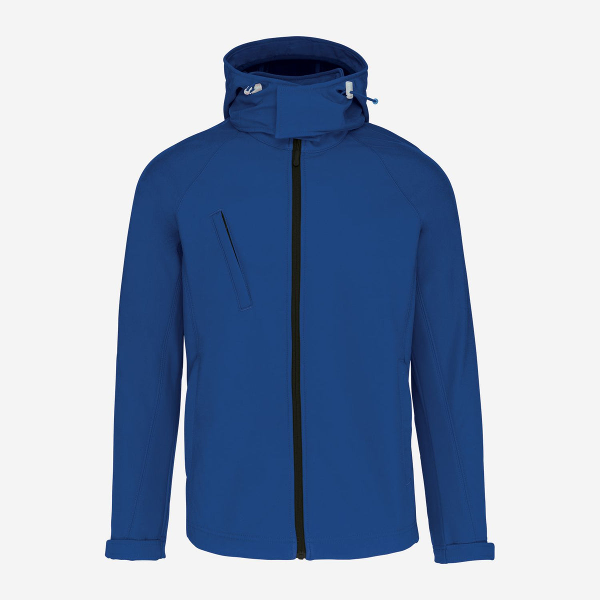 Kariban K413 softshelljas met afneembare capuchon – Royal blauw