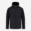 Kariban K413 softshelljas met afneembare capuchon – voorkant