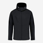 Kariban K413 softshelljas met afneembare capuchon – voorkant