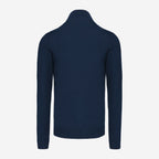 Kariban K961 Heren Cardigan Met Rits – marineblauw, achterkant
