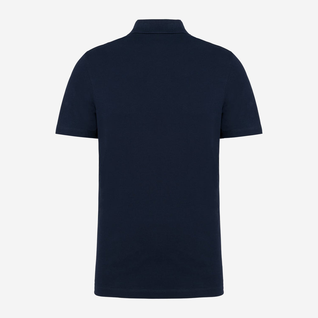 Kariban Premium PK200 Supima® Herenpolo Korte Mouwen – marineblauw, achterkant