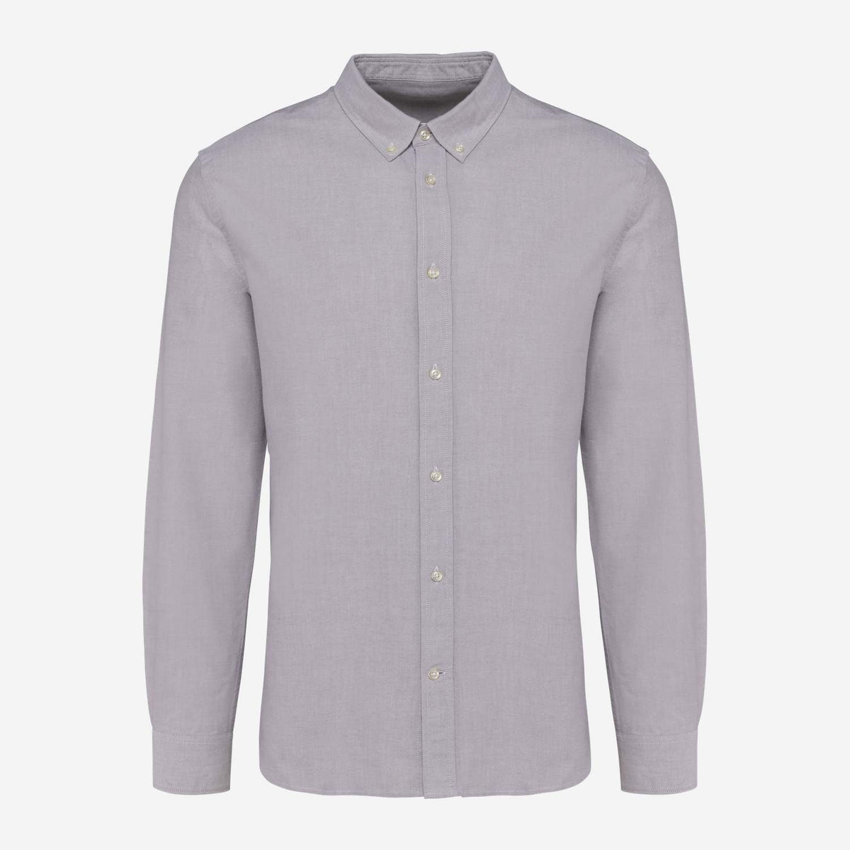 Kariban Premium PK503 Oxford Overhemd Lange Mouwen – beige, voorkant