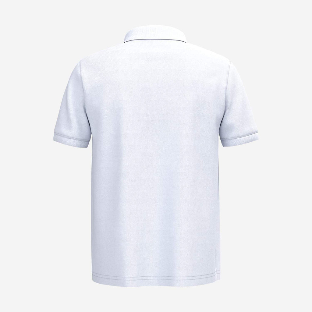Kariban K254 piqué polo wit – achterkant