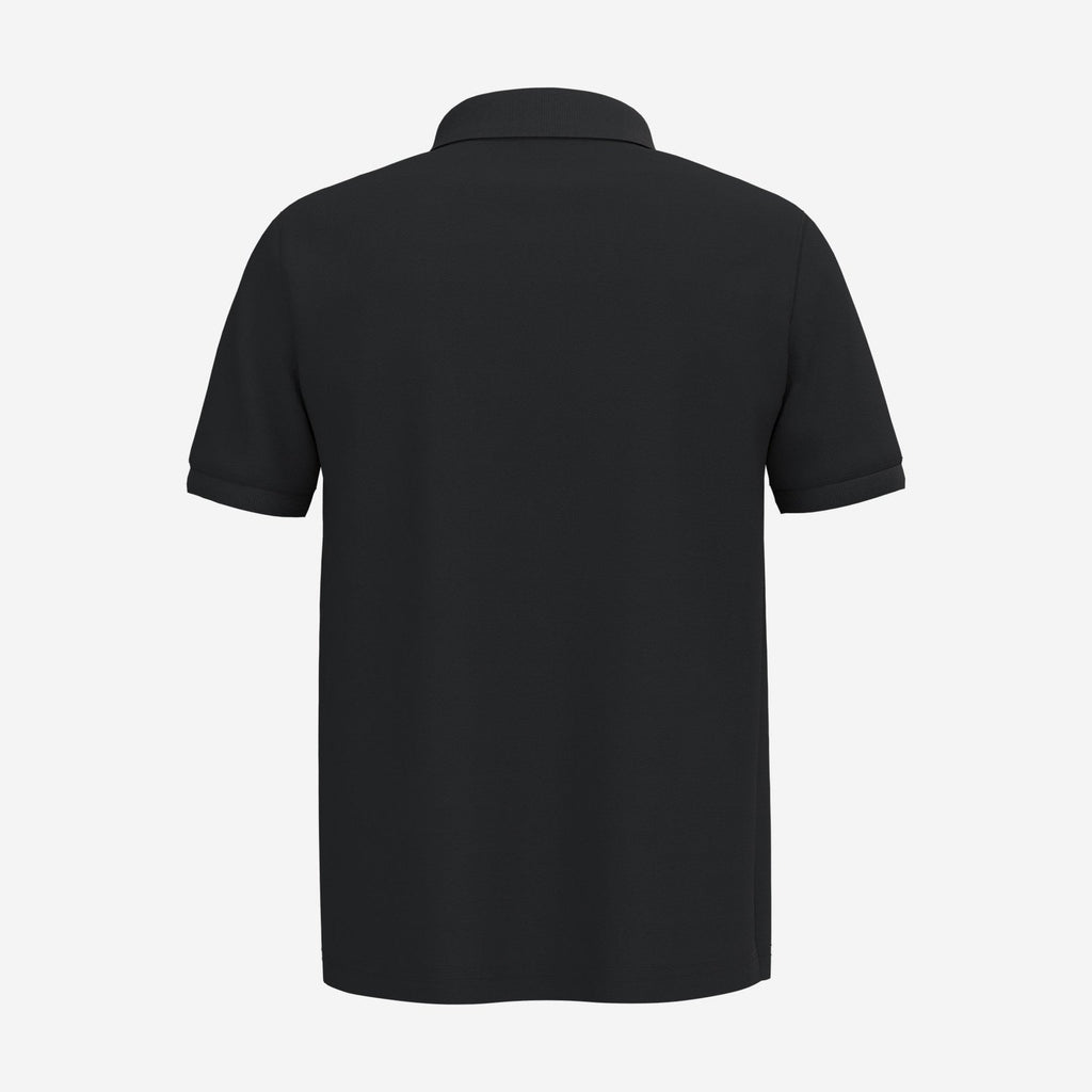 Kariban K254 piqué polo zwart – achterkant