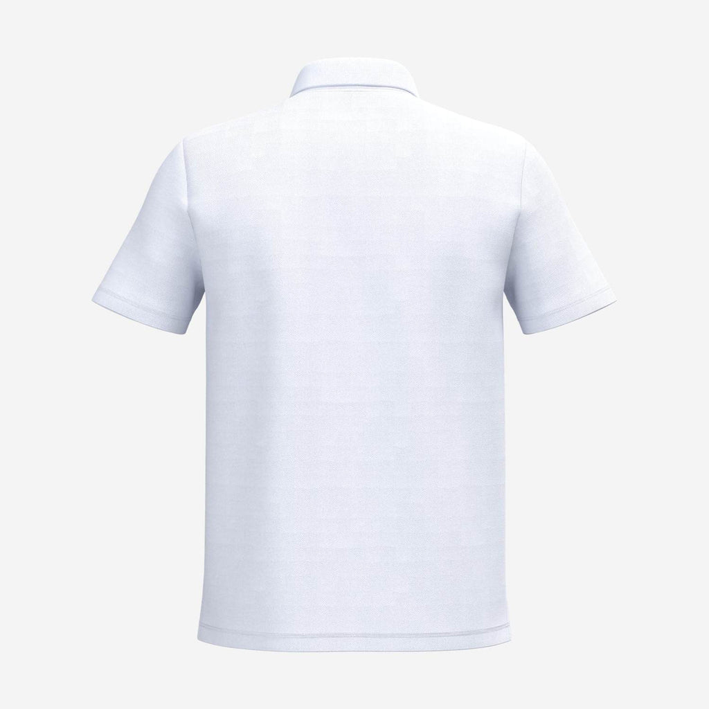 iDeal Basic Brand IB295 piqué polo wit – achterkant