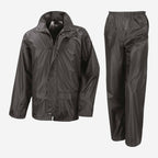 Result R225X Regenpak Zwart – jas + broek