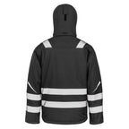 Result R331X softshell werkjas zwart – achterkant