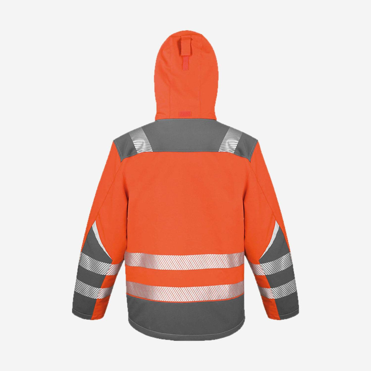 Result R331X hi-vis softshelljas oranje – achterkant