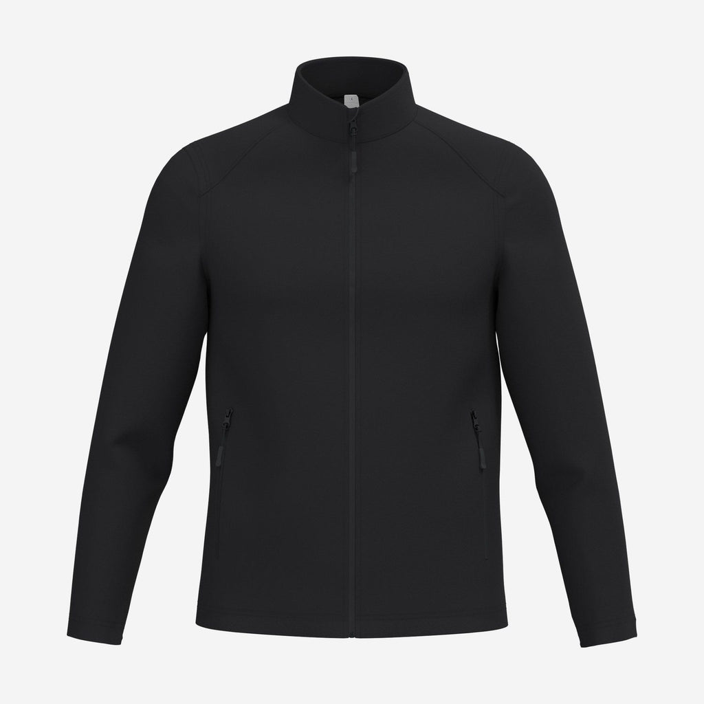 iDeal Basic Brand IB410 softshelljas zwart – voorkant