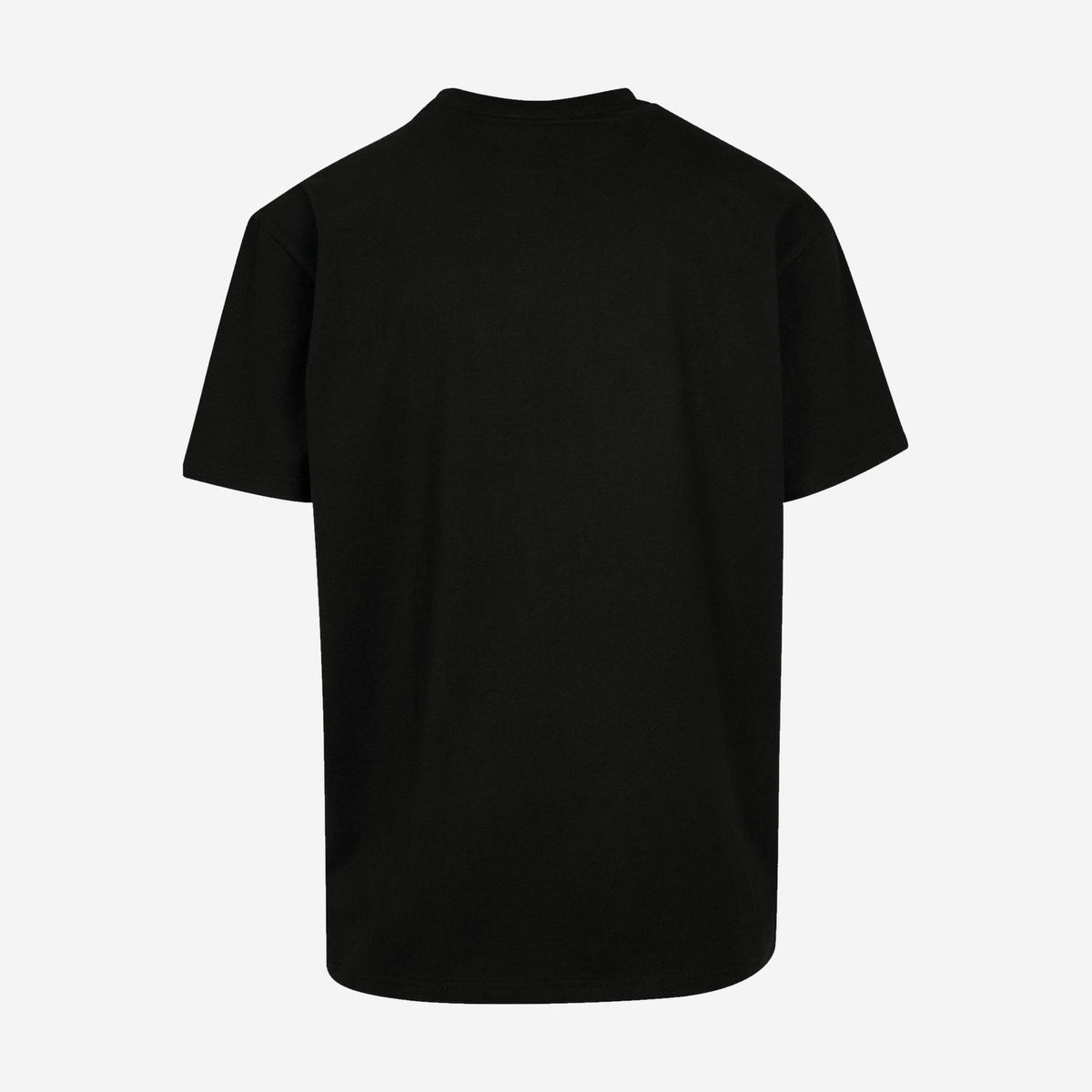 Build Your Brand BY102 oversized T-shirt zwart – achterkant