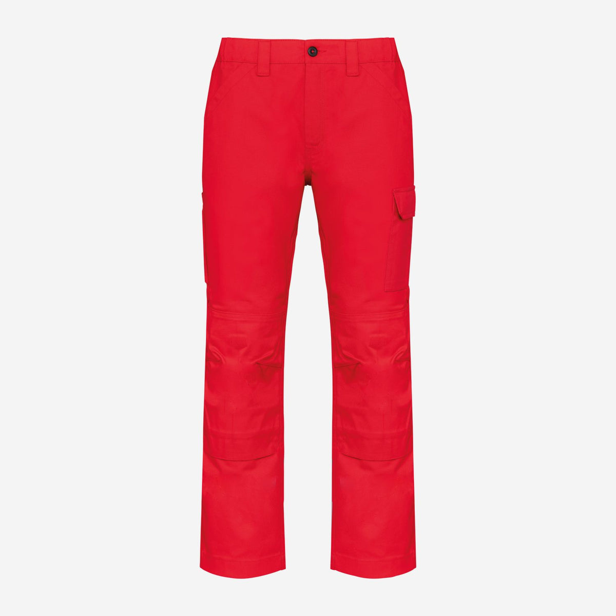 WK. Designed To Work WK740 Heren Werkbroek Met Meerdere Zakken – rood, voorkant