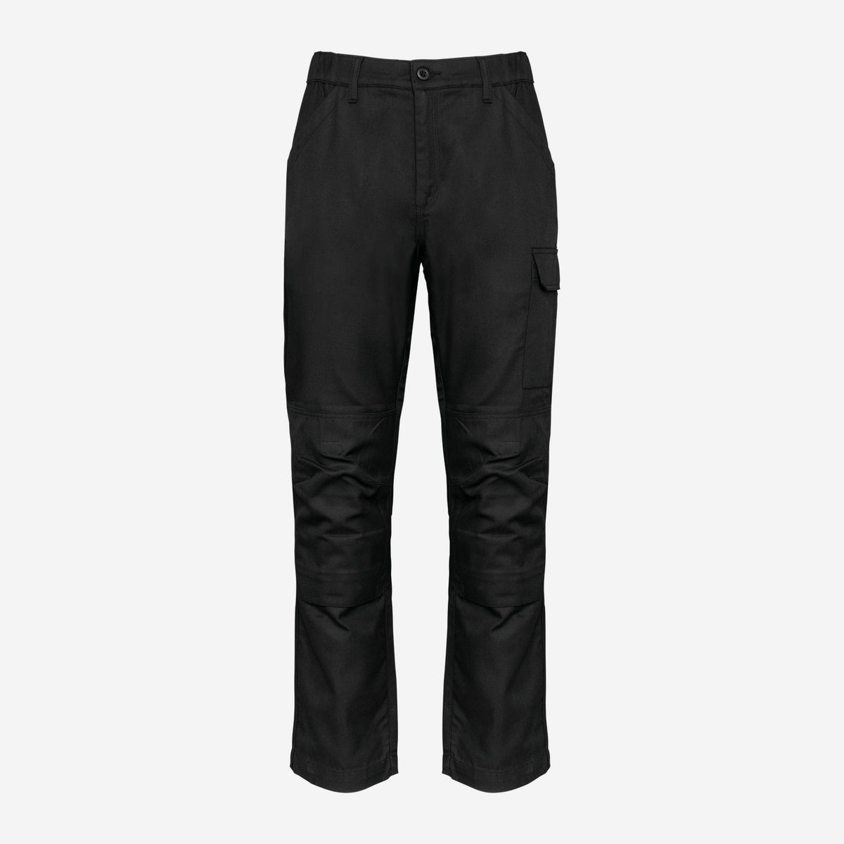 WK. Designed To Work WK740 Heren Werkbroek Met Meerdere Zakken – zwart, voorkant