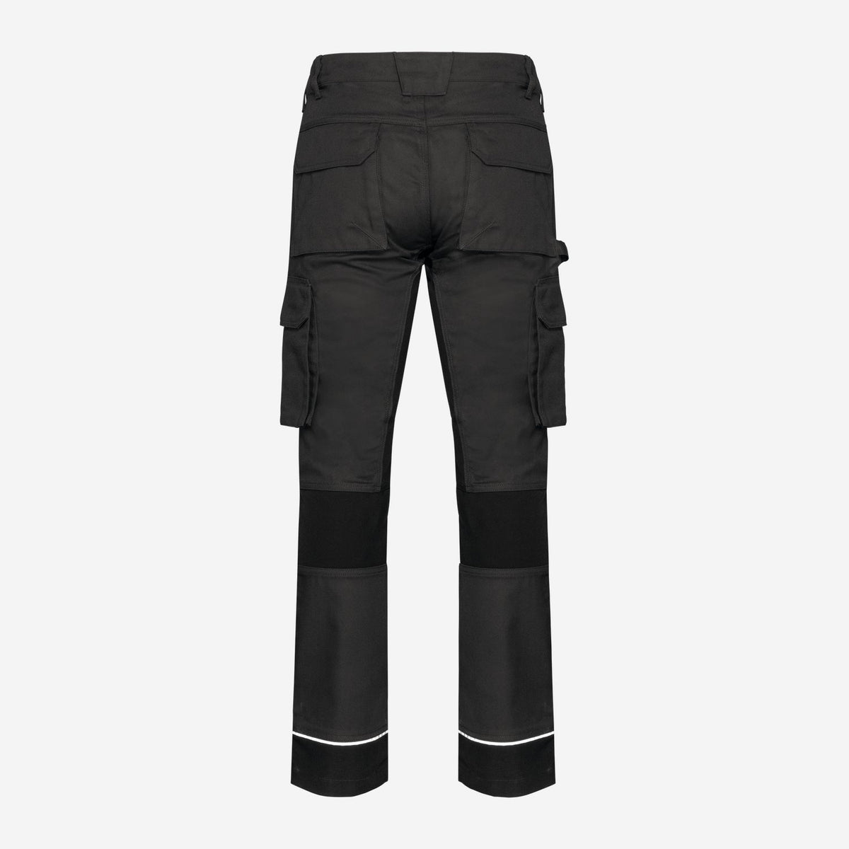 WK. Designed To Work WK743 Gerecyclede Performance Werkbroek – donkergrijs / zwart, achterkant