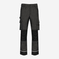 WK. Designed To Work WK743 Gerecyclede Performance Werkbroek – donkergrijs / zwart, voorkant