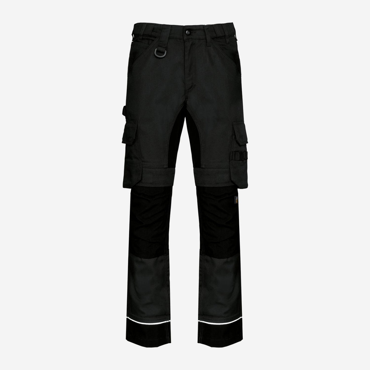 WK. Designed To Work WK743 Gerecyclede Performance Werkbroek – zwart, voorkant